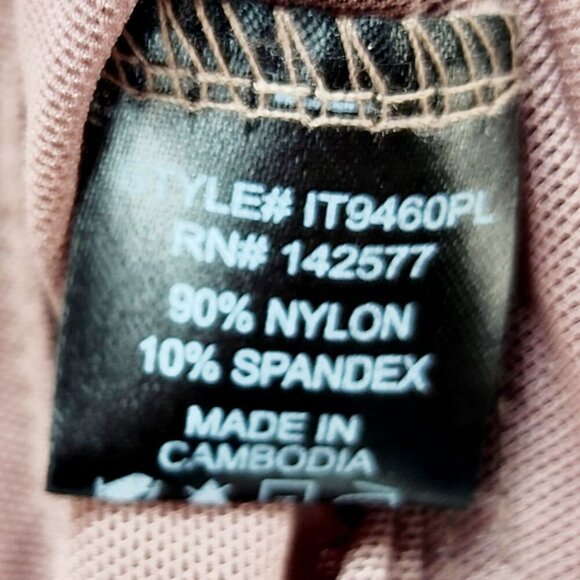 Sheer Burgundy Bodysuit Embellishments Long Sleeve Mock Neck Stretch Fit IRIS 3X - Picture 6 of 10